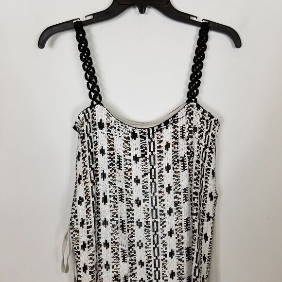 3.1 Phillip Lim Bohemian Sequin Dress Sz 2 White Copper Party Event Designer - Picture 7 of 13